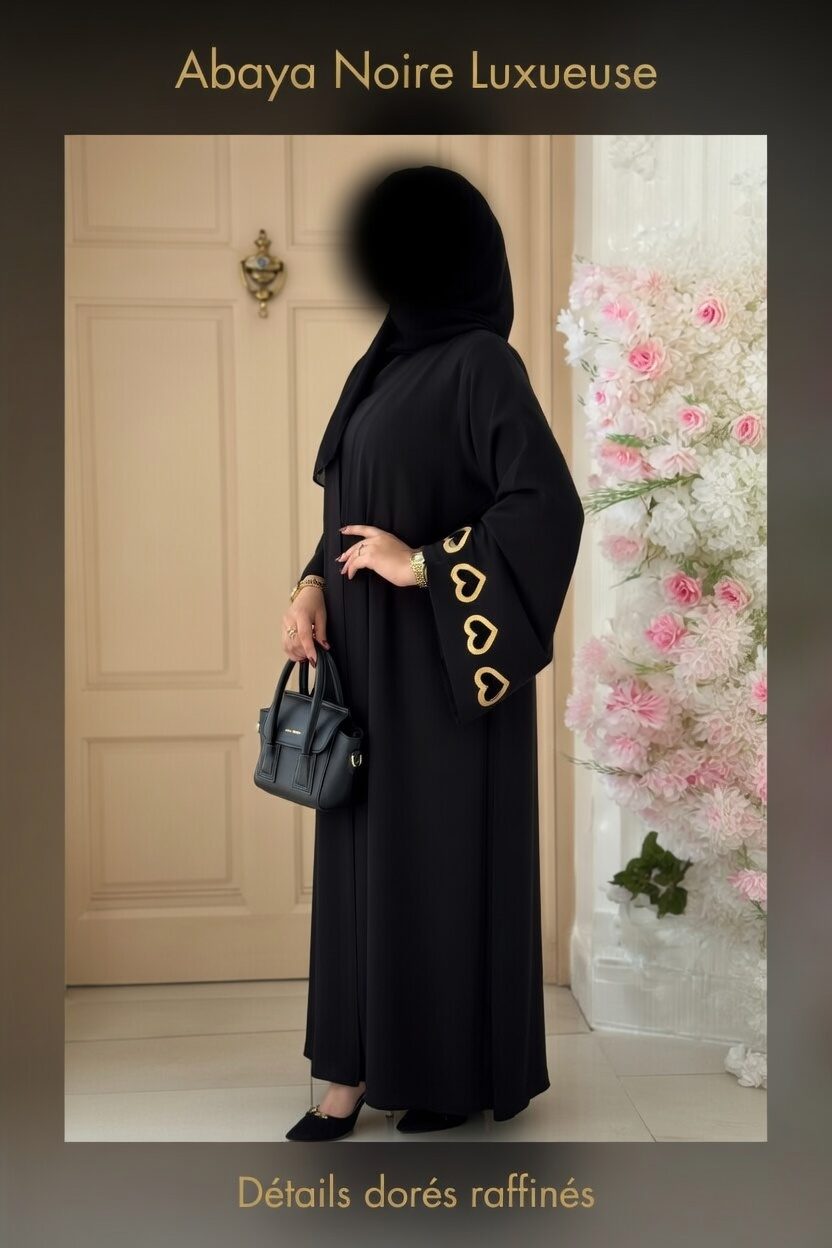 عباءة القلوب الفاخرة