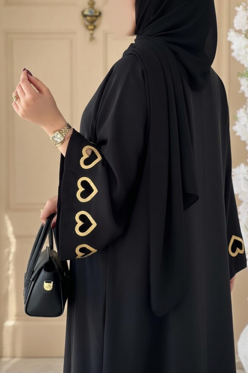 عباءة القلوب الفاخرة