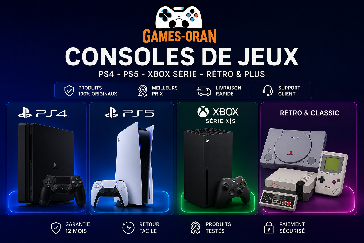 Console de jeux