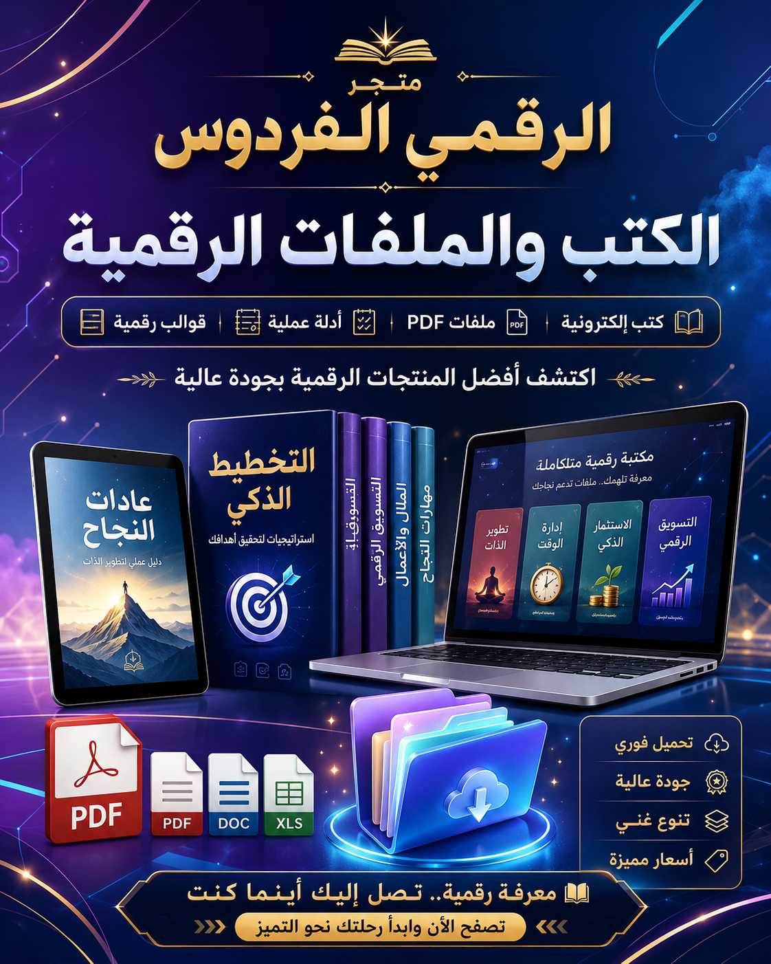 الكتب والملفات الرقمية