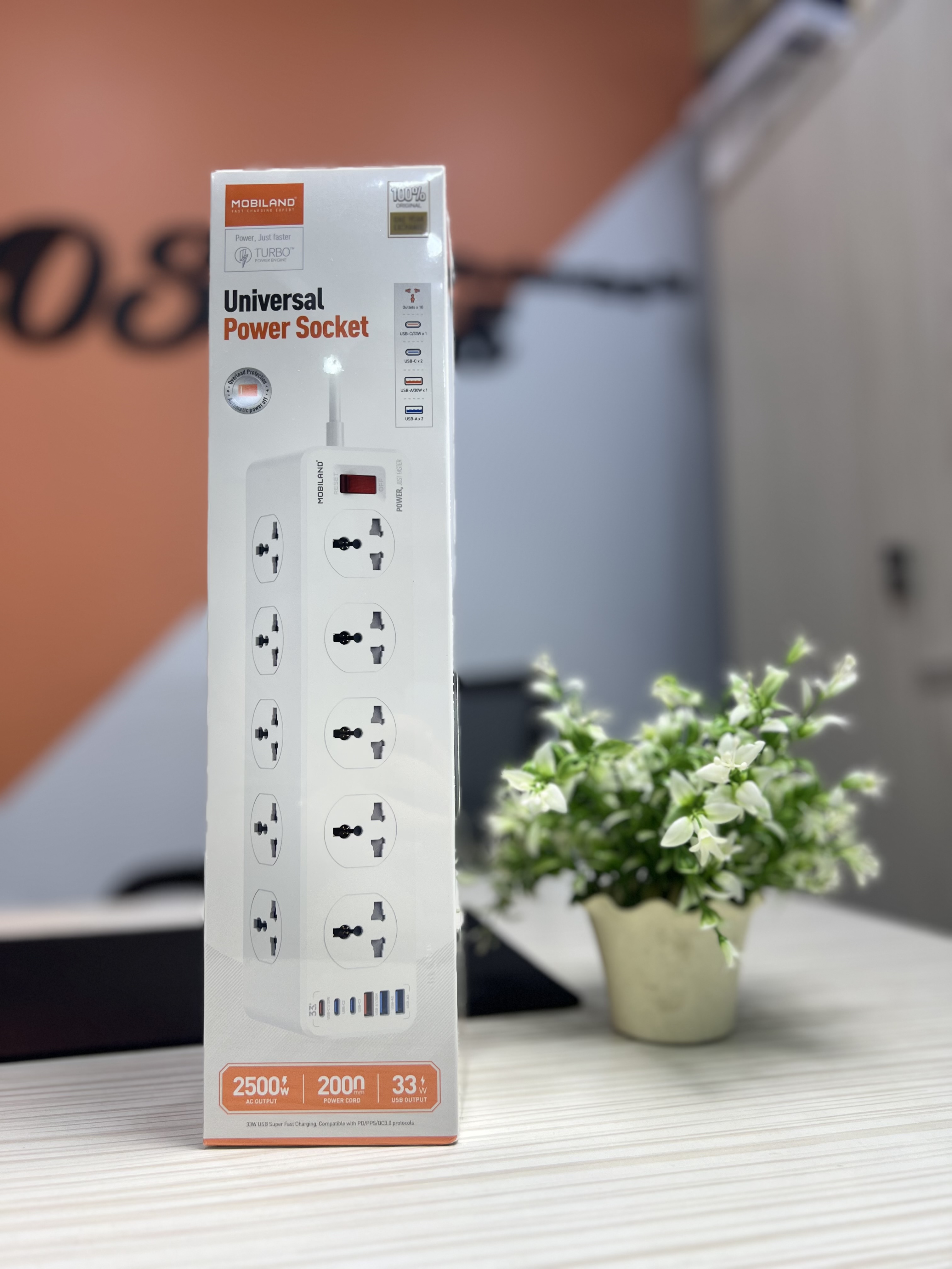 Ldinio universal power socket ( 10 prises )
