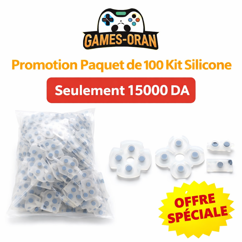 Paquet 100 Kit Silicone Boutons Manette PS4