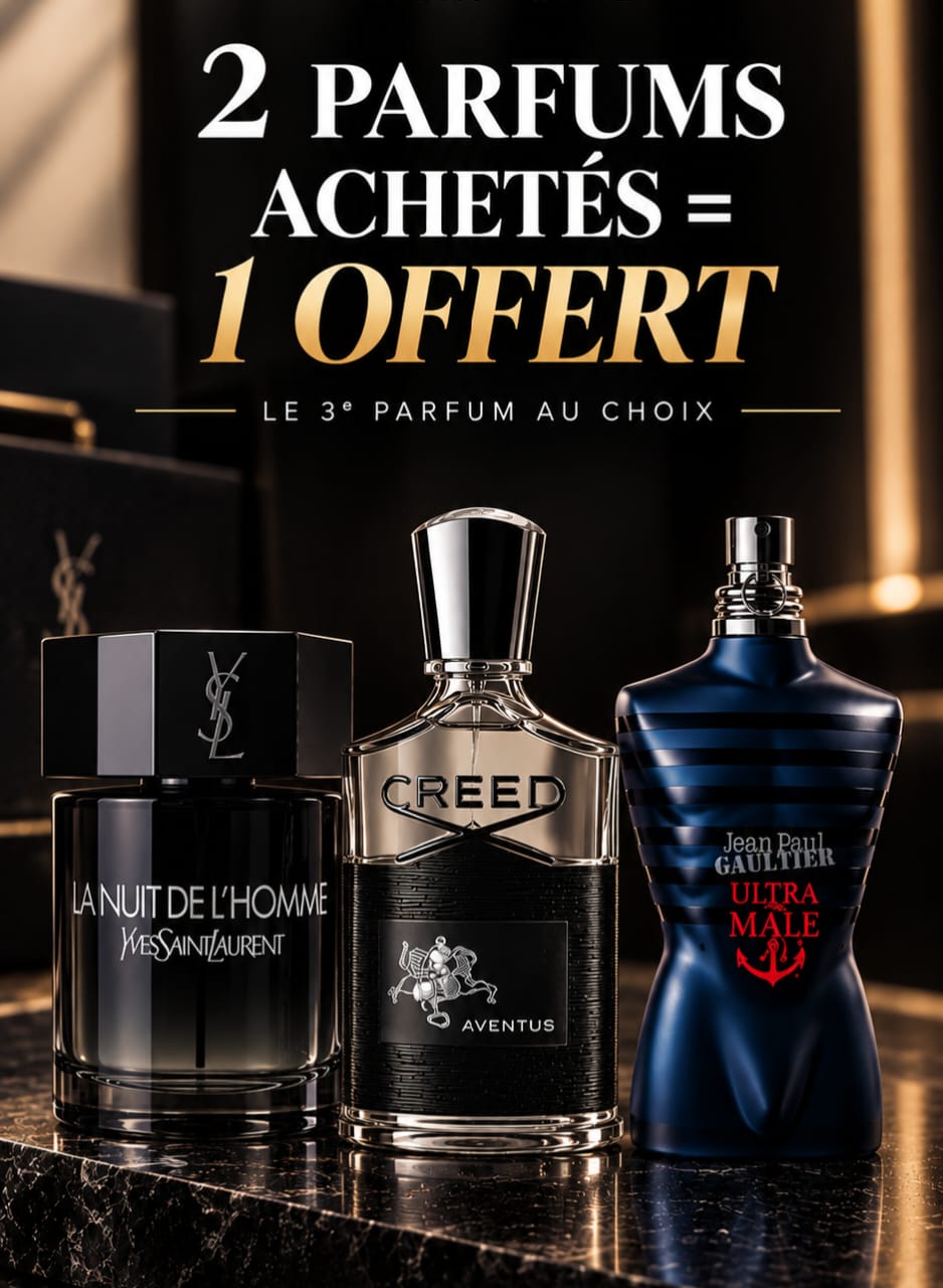 2 achetés = 3éme Offert