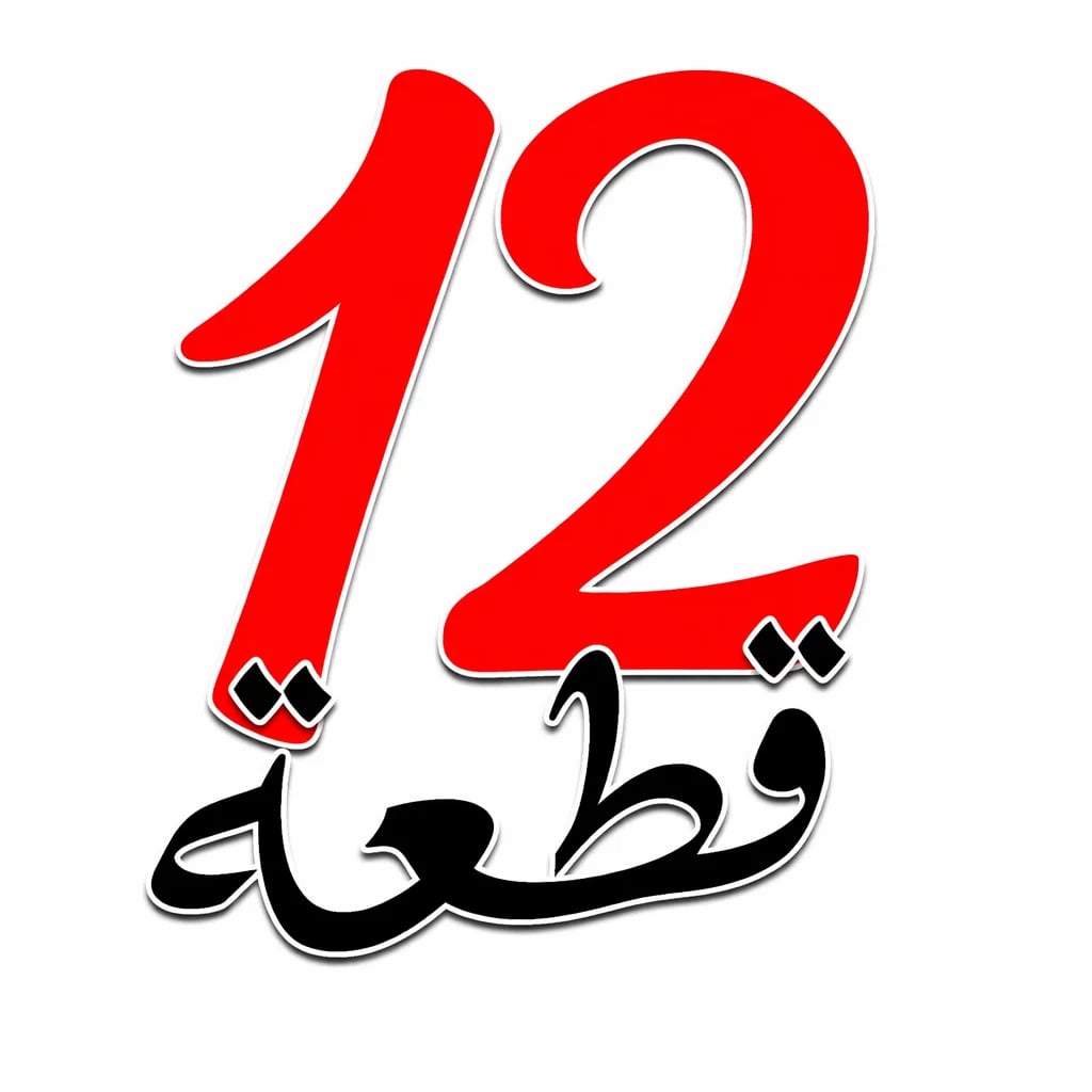 12 قطعة