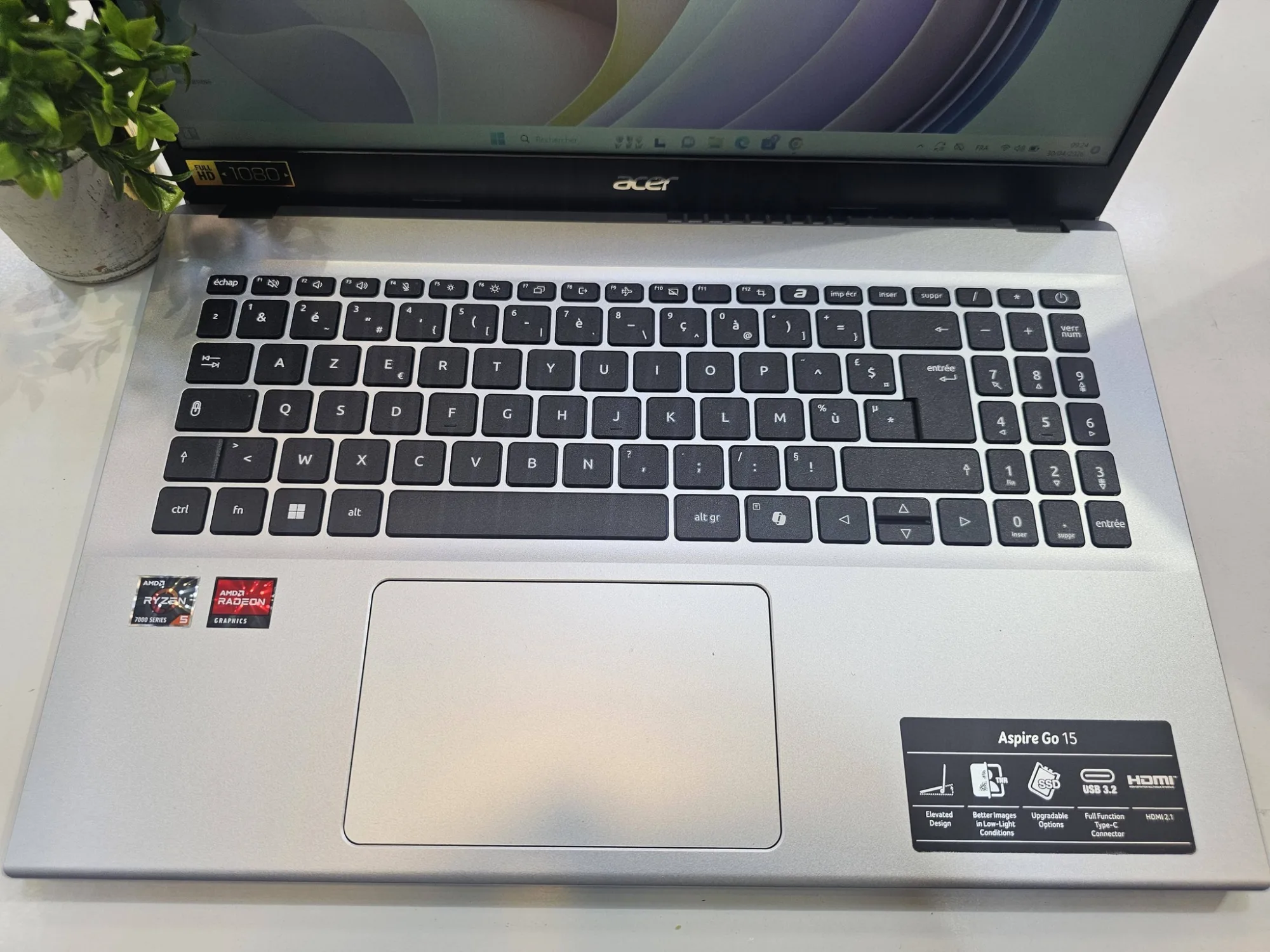 acer Aspire GO 15 Ryzen 5 7TH 16GB 512SSD 15P