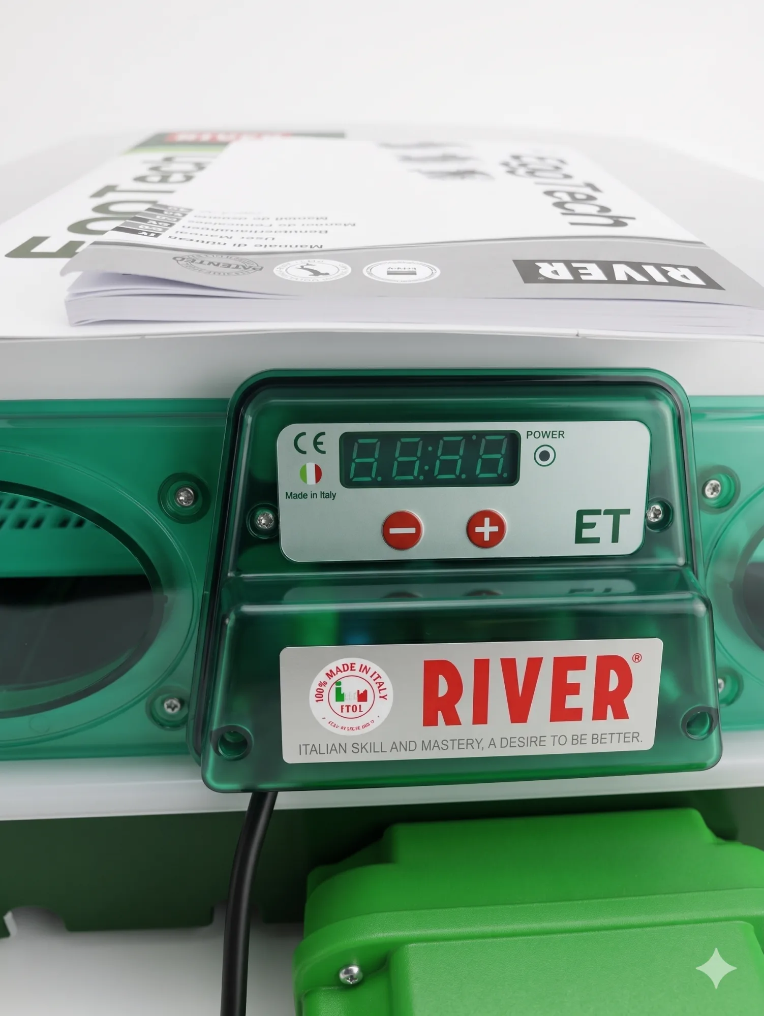 فقاسة ايطالية الأصلية RIVER ET49 حجم 49بيضة ابدأ الاحترافية من أول تفقيسة