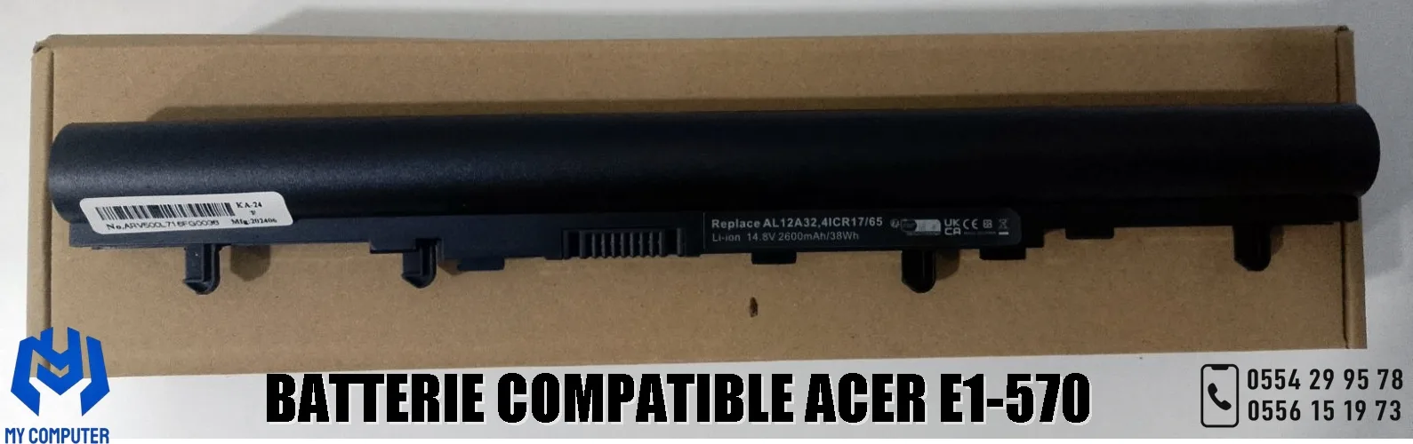Batterie Compatible Acer E1-570