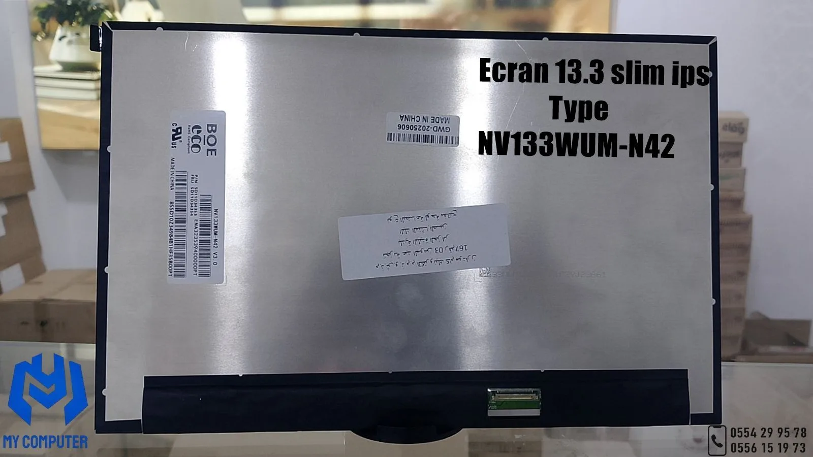 Écran Laptop 13.3” Slim IPS – NV133WUM-N42