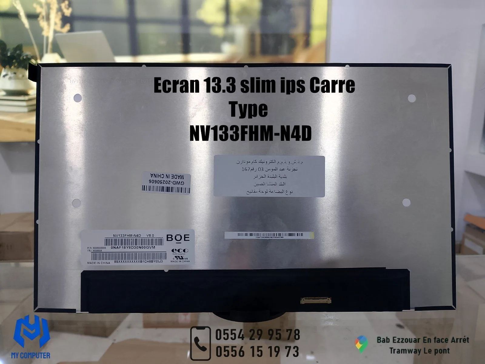 Écran Laptop 13.3” Slim IPS Full HD – NV133FHM-N4D