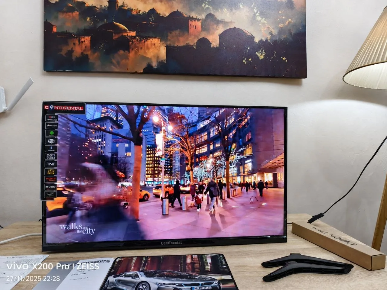 Tv 32P Smart + Démo Intégrer+ Support Marque Continental