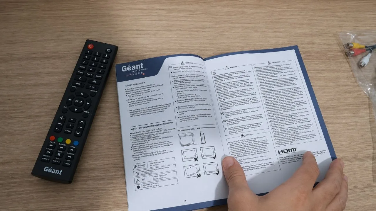 Télévision  43P Simple Marque Géant