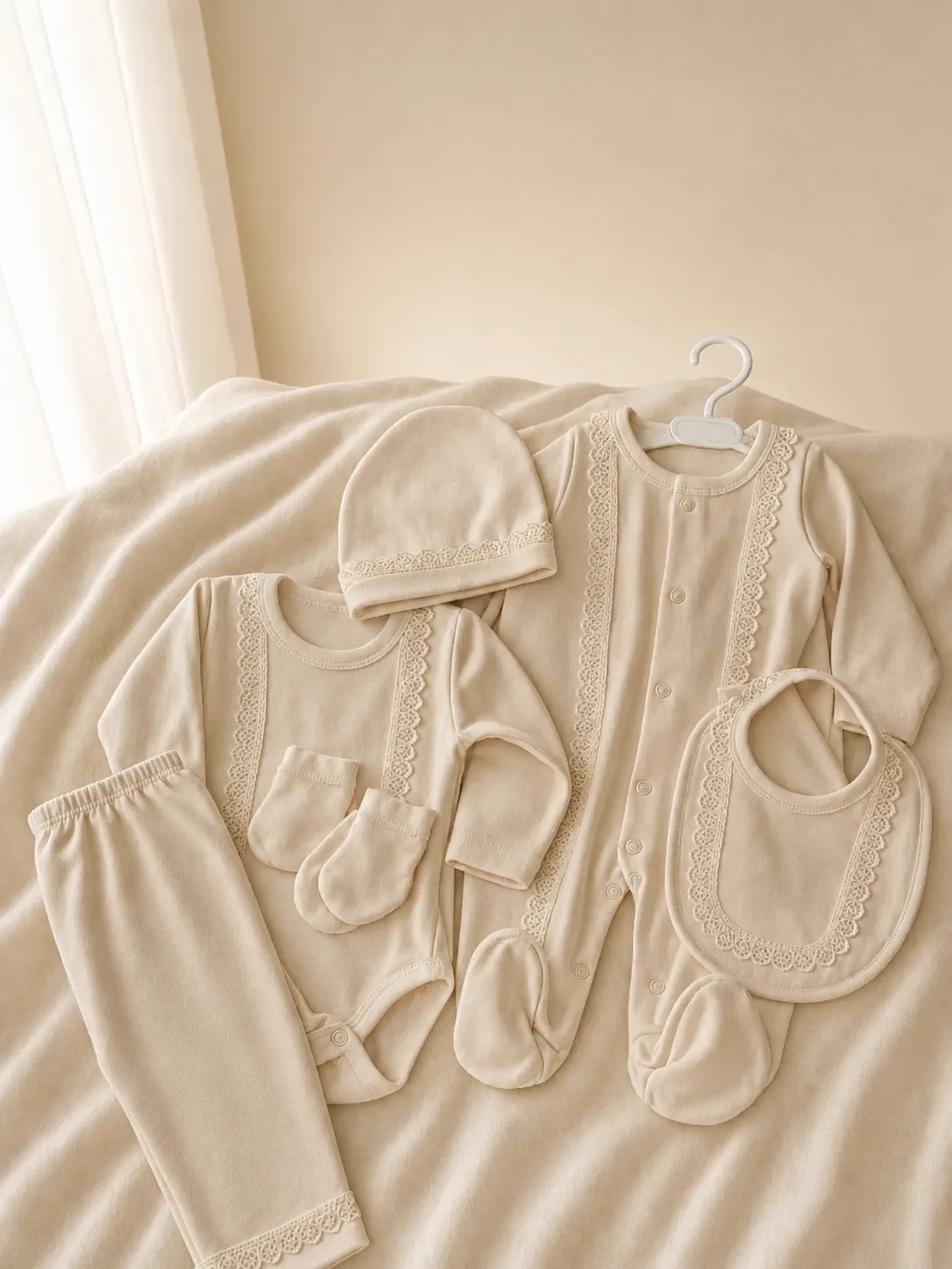 Grouniere coton 6 pieces