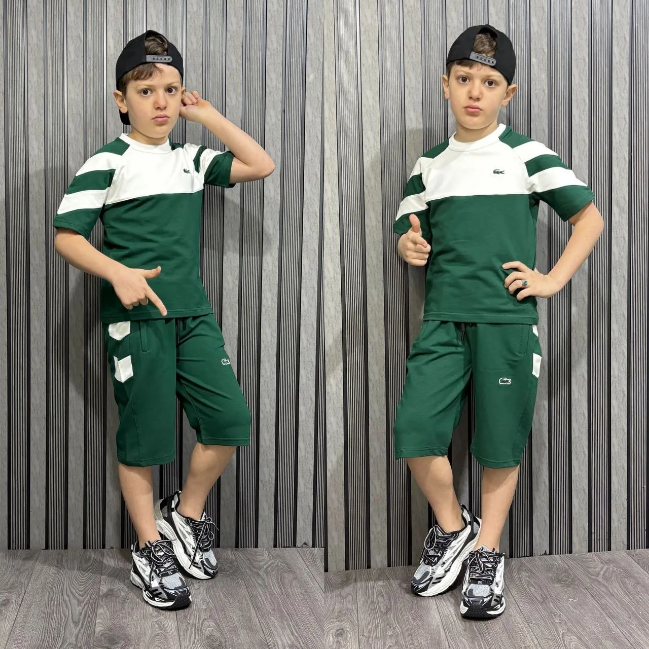 Ensemble garçon Lacoste tendance