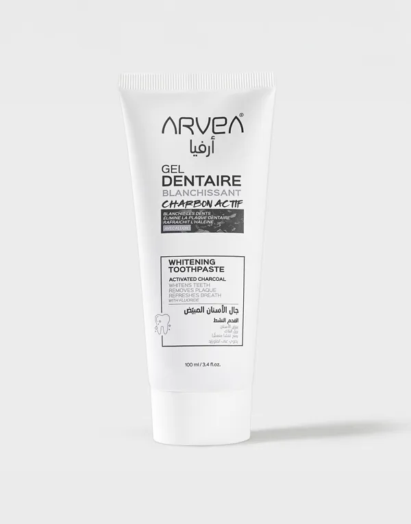 GEL DENTAIRE BLANCHISSANT معجون أسنان المبيض بالفحم