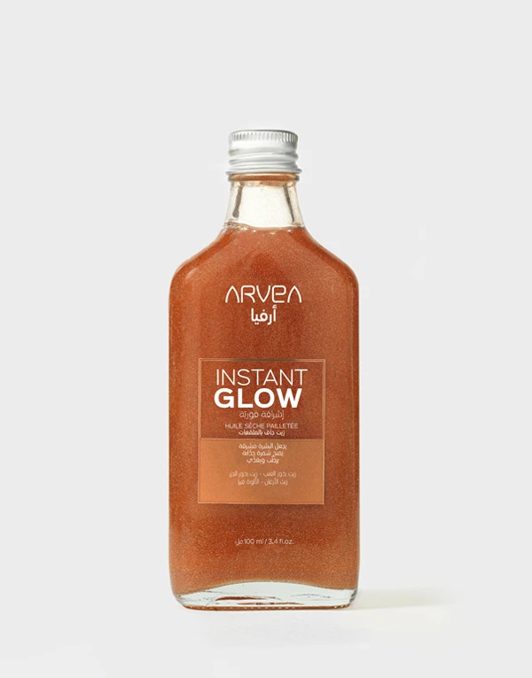 Huile Sèche Pailletée INSTANT GLOW 100ml زيت جاف بالملمعات