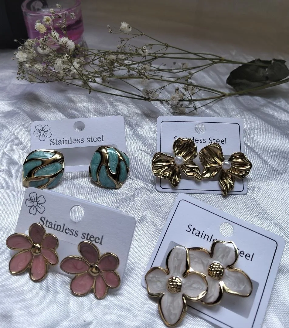 Boucles d’oreilles acier inoxydable