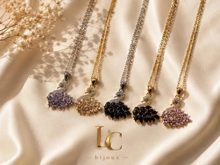 Collier Cygne Élégance ✨