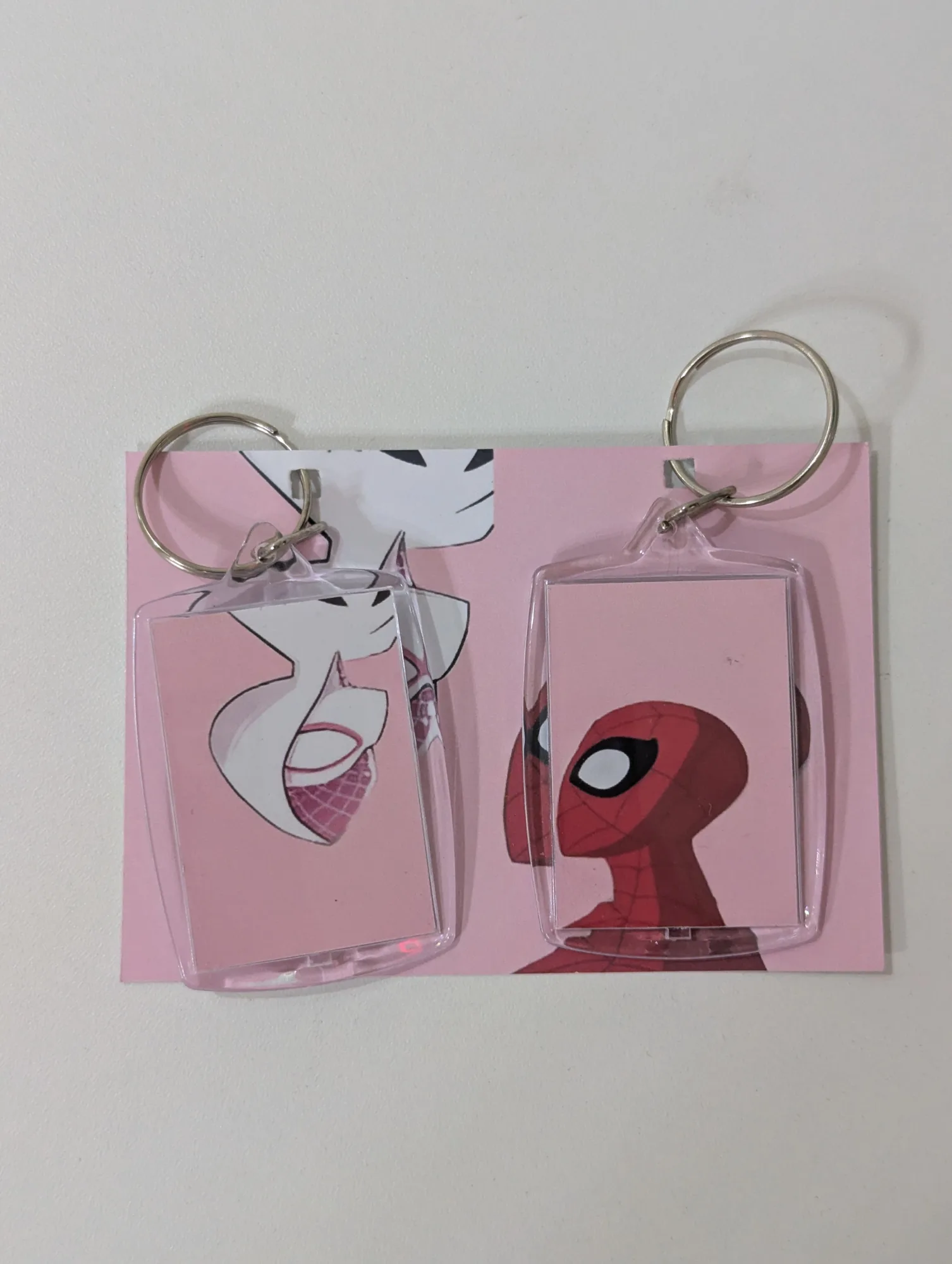 2 Porte clés matching Spiderman