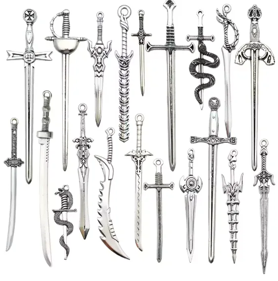 1 Porte clé aleatoire epée en metal (random)