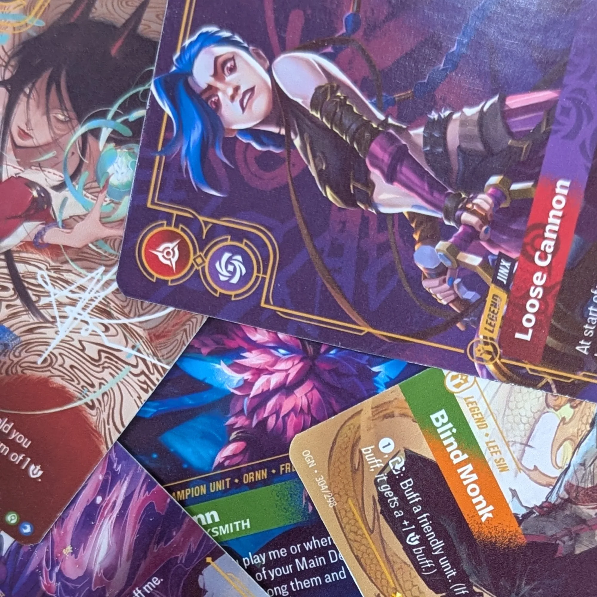 Pack Cartes league of legends PROXIES PAS ORIGINALES