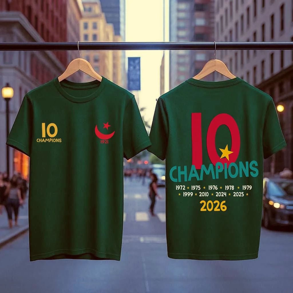 TSHIRT MCA CHAMPIONS 10 VERT
