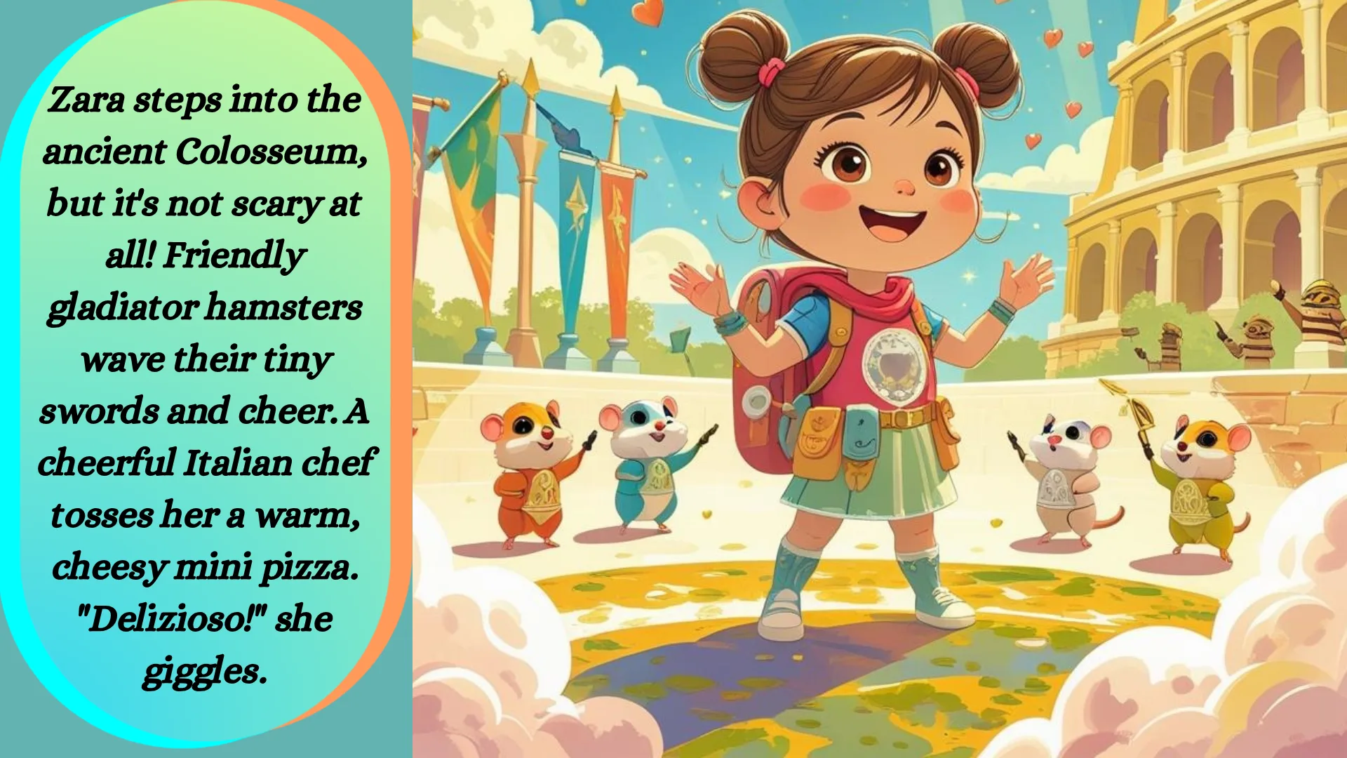 قصة رقمية للاطفال Zara's big world adventure