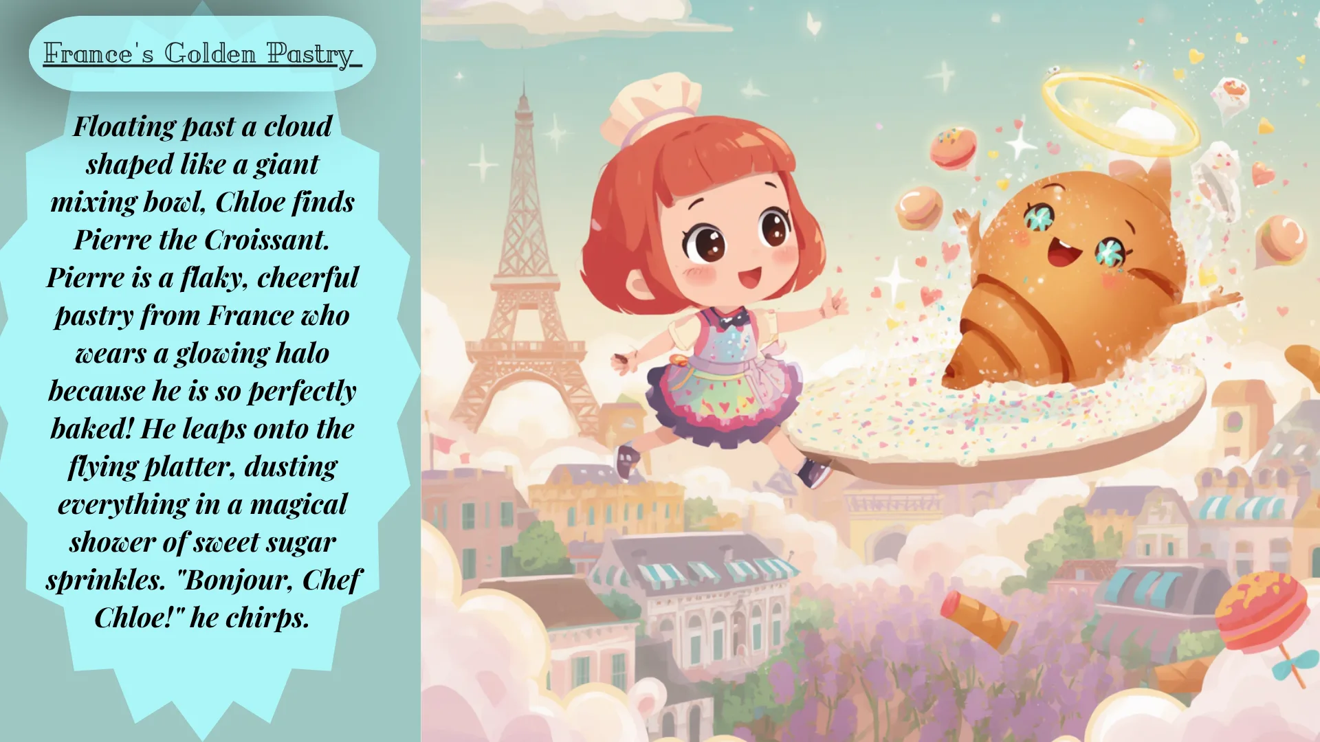 قصة رقمية للاطفال Chef chloe's flying feast