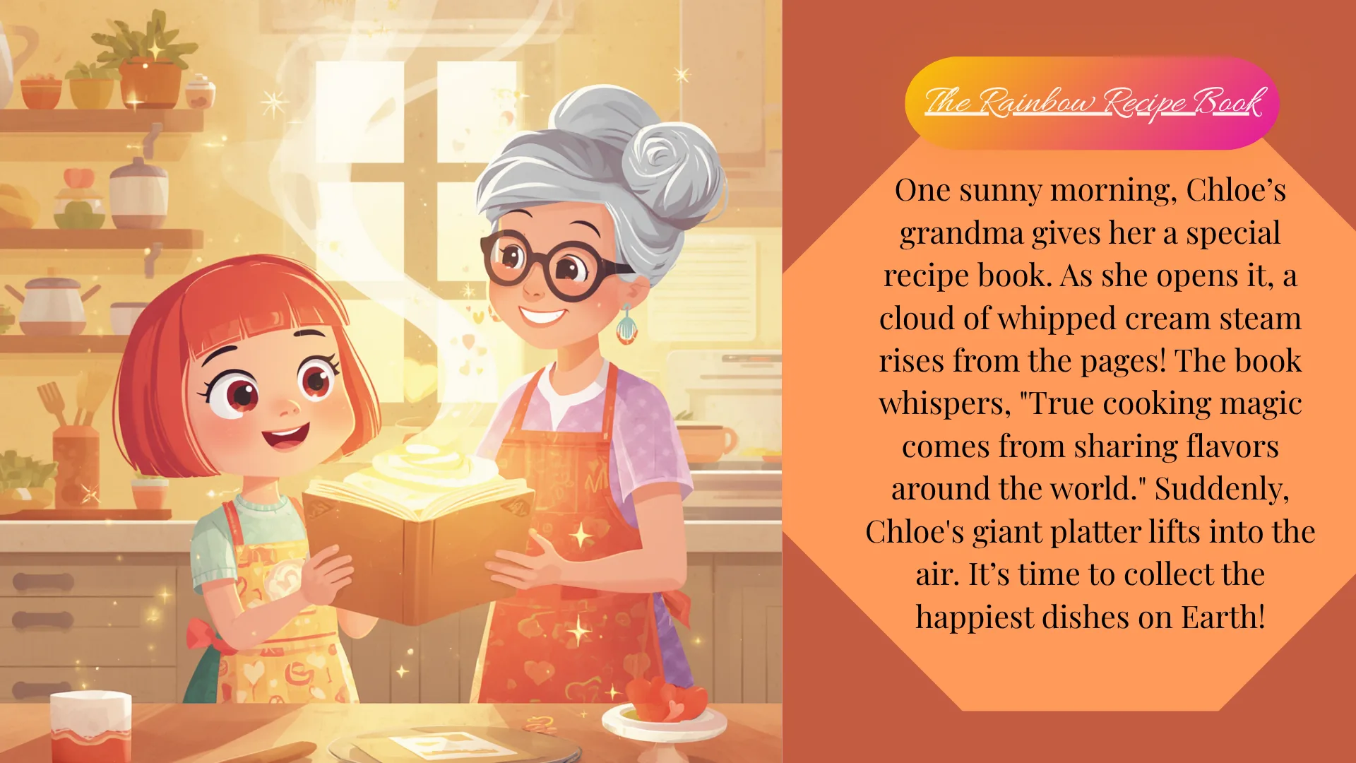 قصة رقمية للاطفال Chef chloe's flying feast