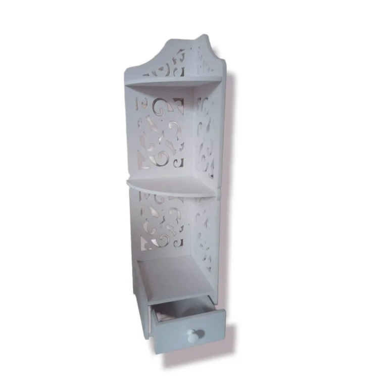 Corner Shelf with Drawer CNC File