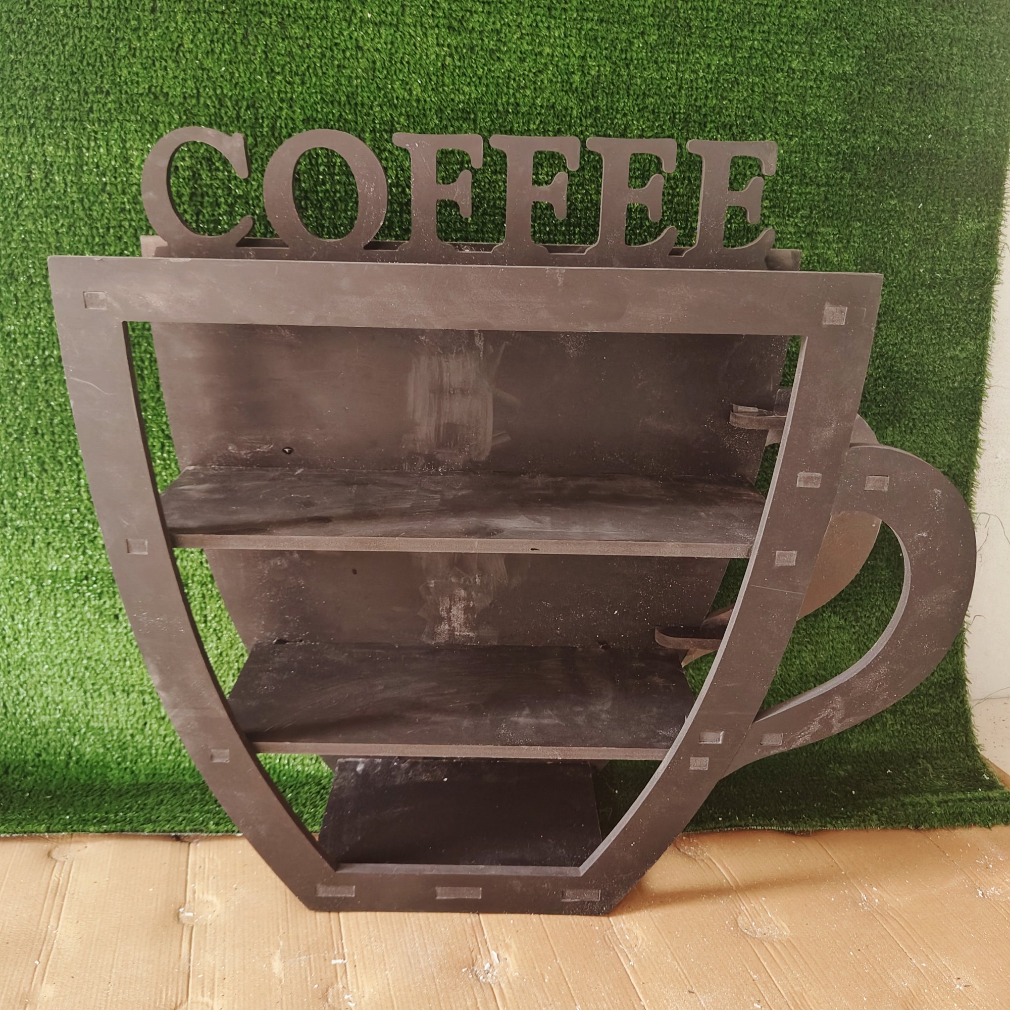 Coffee Cup Wall Shelf CNC File