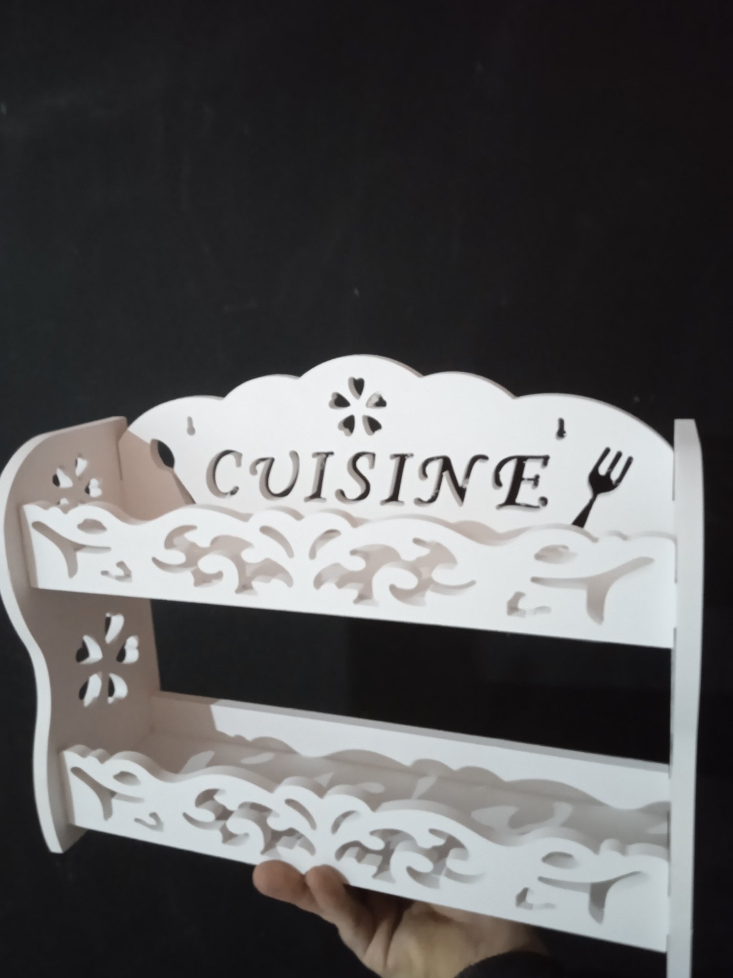 Decorative Kitchen Wall Rack CNC File