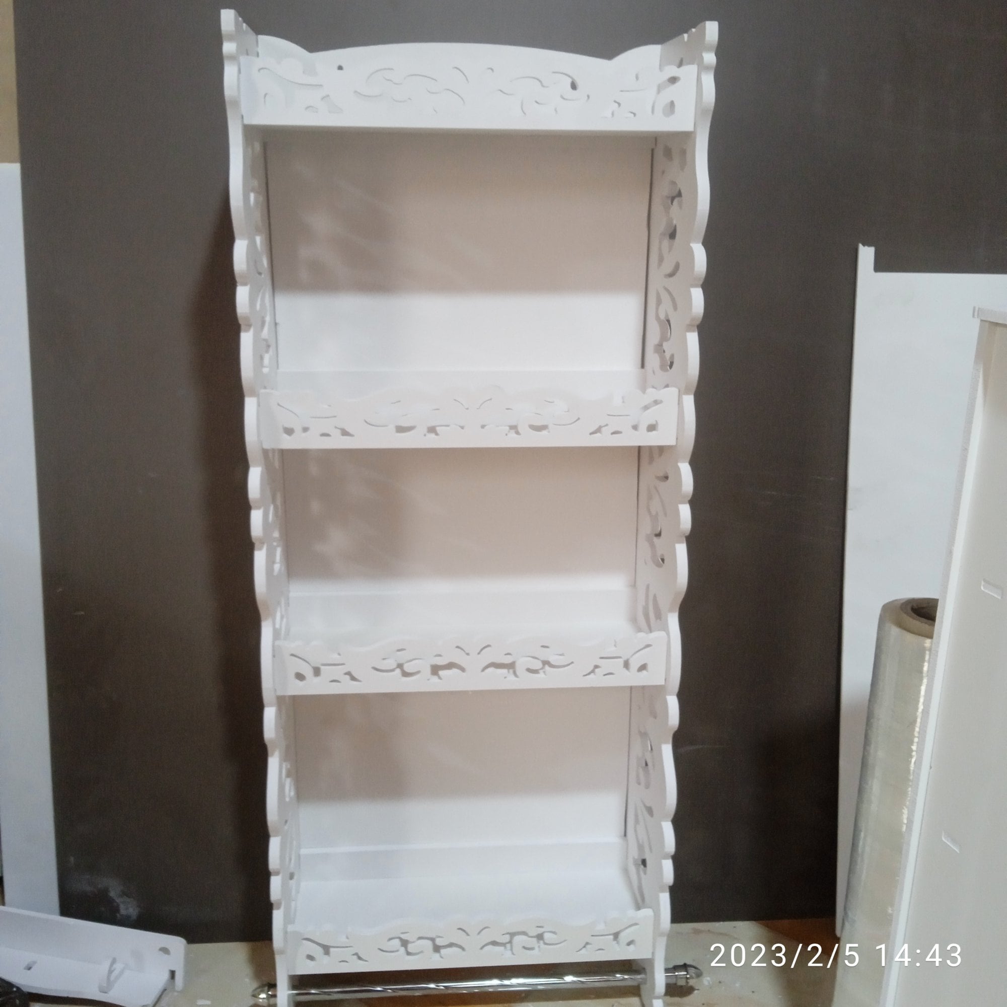 Decorative Four-Tier Wall Rack CNC File