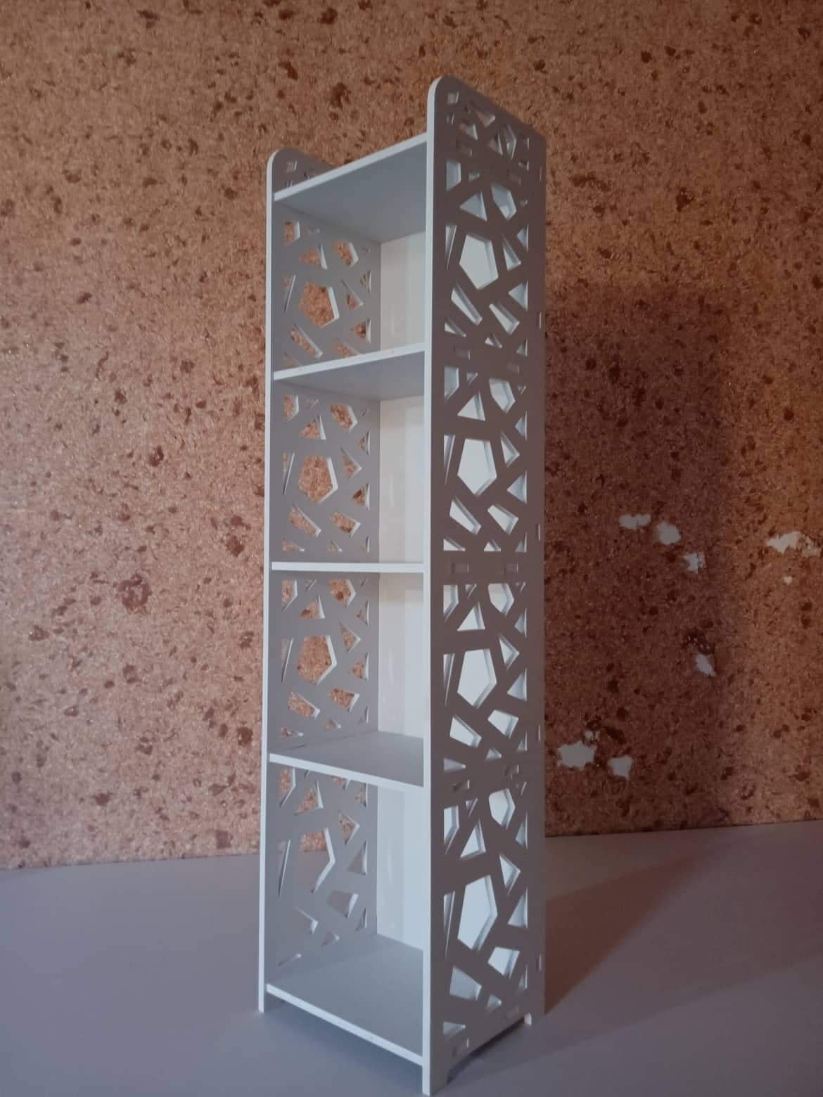 Tall Geometric Corner Shelf CNC File