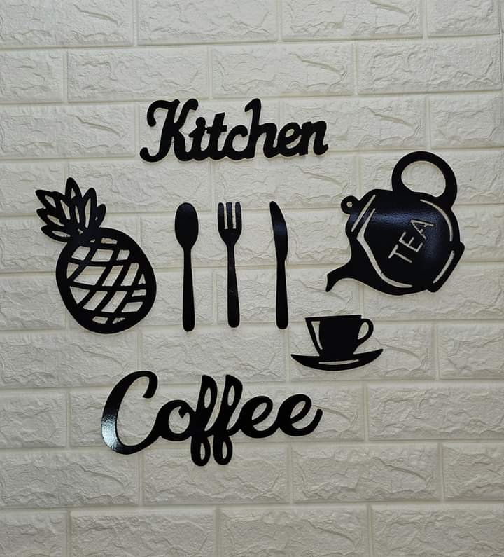Kitchen Coffee Wall Decor Set CNC File