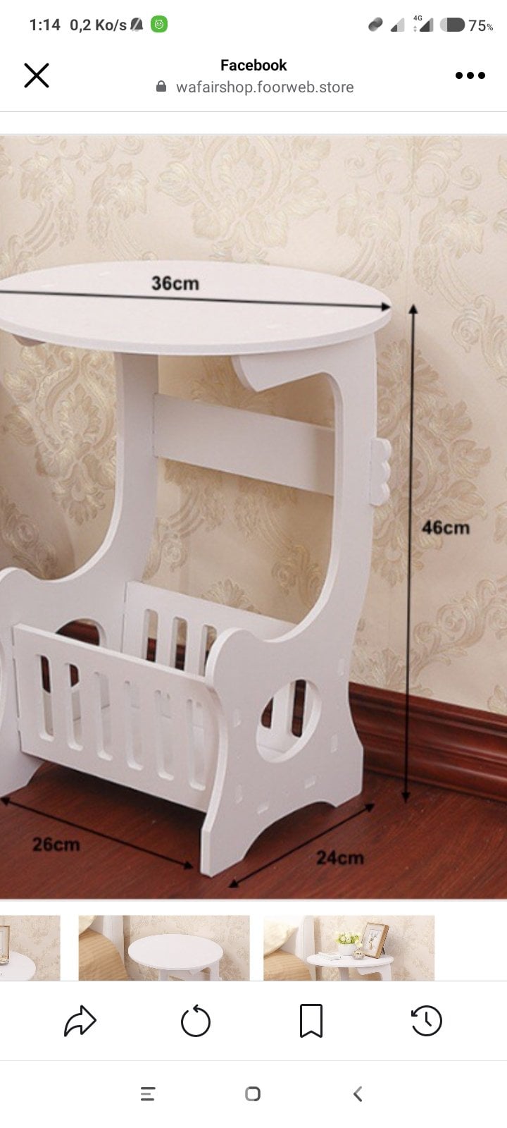Compact Bedside Organizer Cabinet CNC File