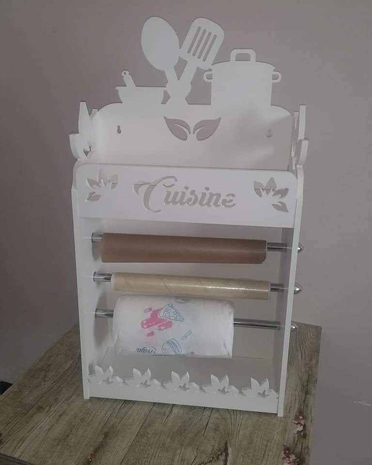 Decorative Kitchen Roll Holder CNC File