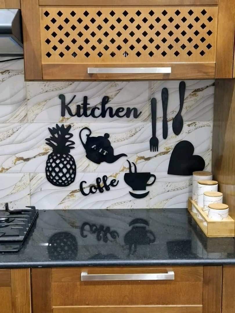 Kitchen Coffee Wall Art CNC File