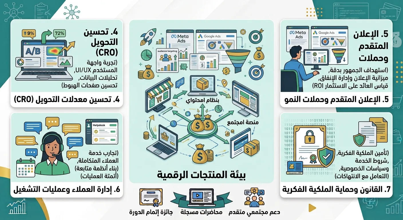 "دورة احتراف بيع المنتجات الرقمية