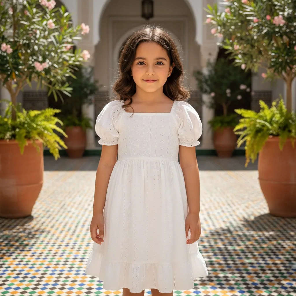 فستان "سحابة الصيف" الأبيض (White Cloud Dress)