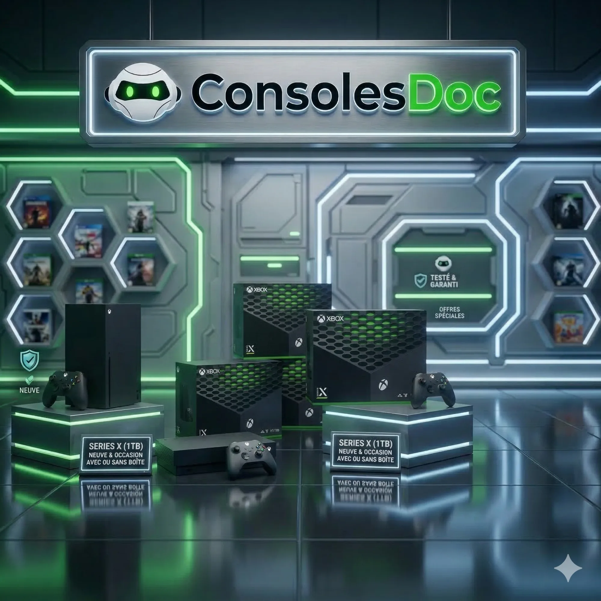 Vente de Consoles Xbox Series S/X Neuves et d'Occasion - Garantie 1 Mois Incluse