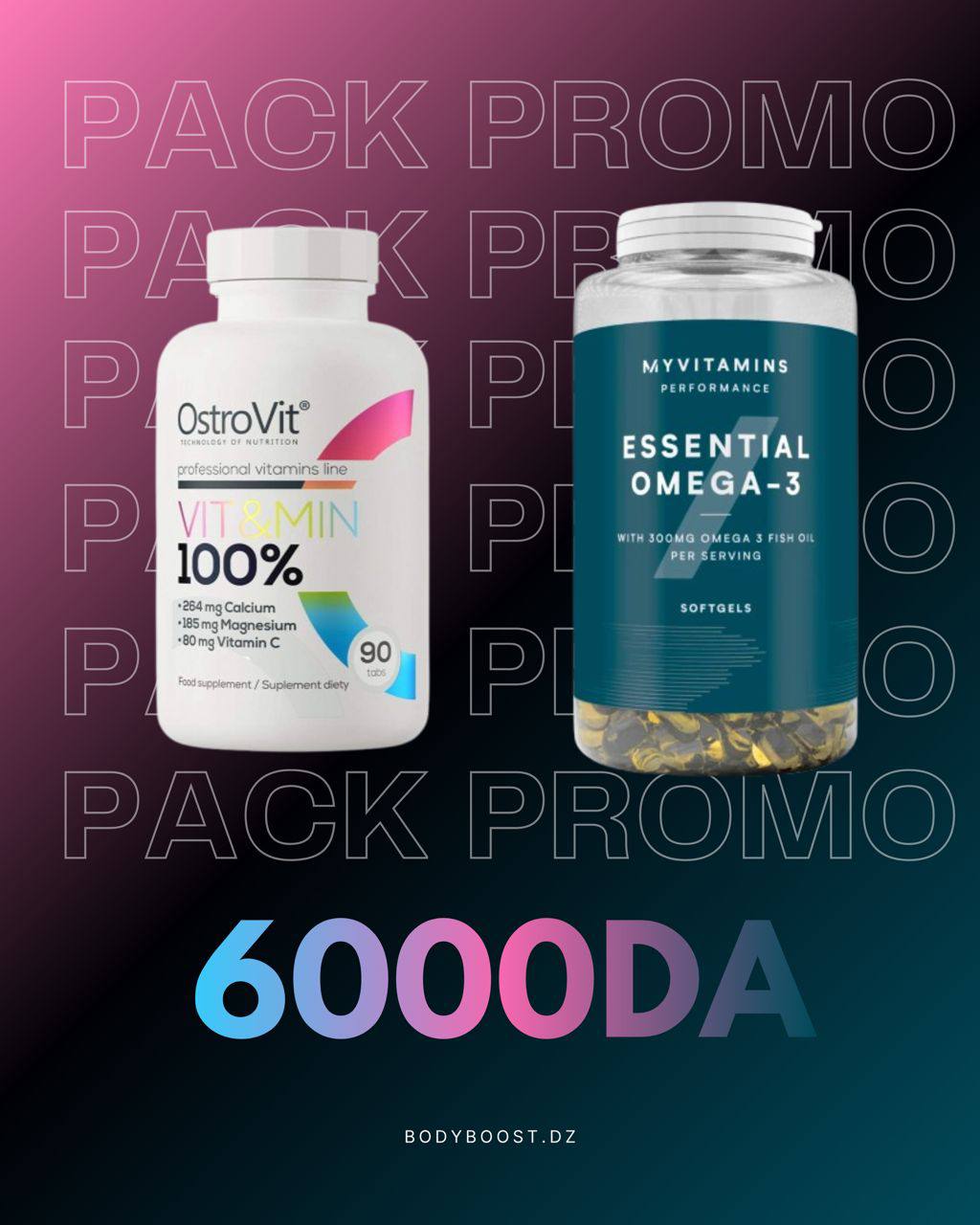 Omega 3 90 caps Myprotein + Vit&Min 90 tabs