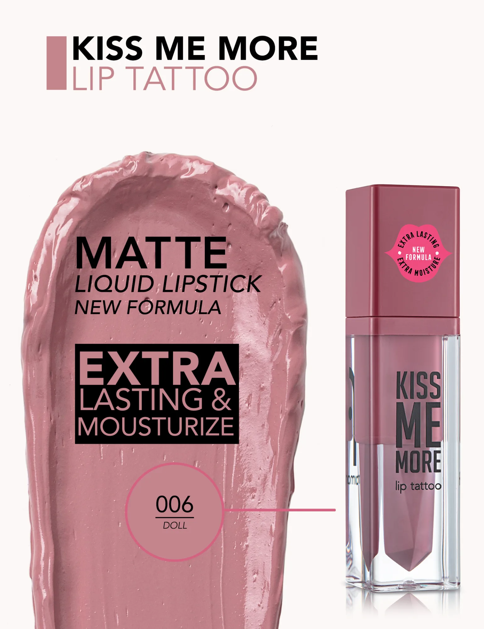 Kiss Me More Lip Tattoo
