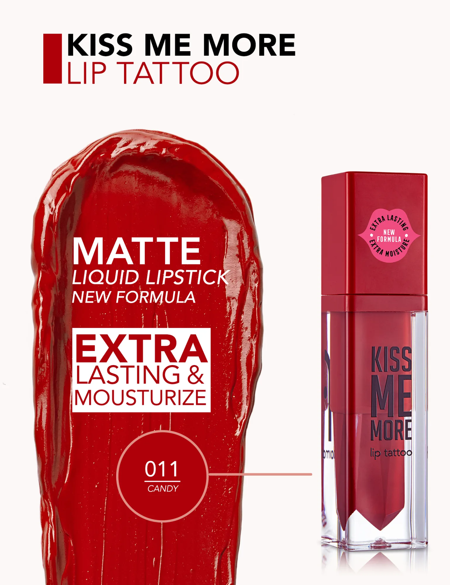 Kiss Me More Lip Tattoo