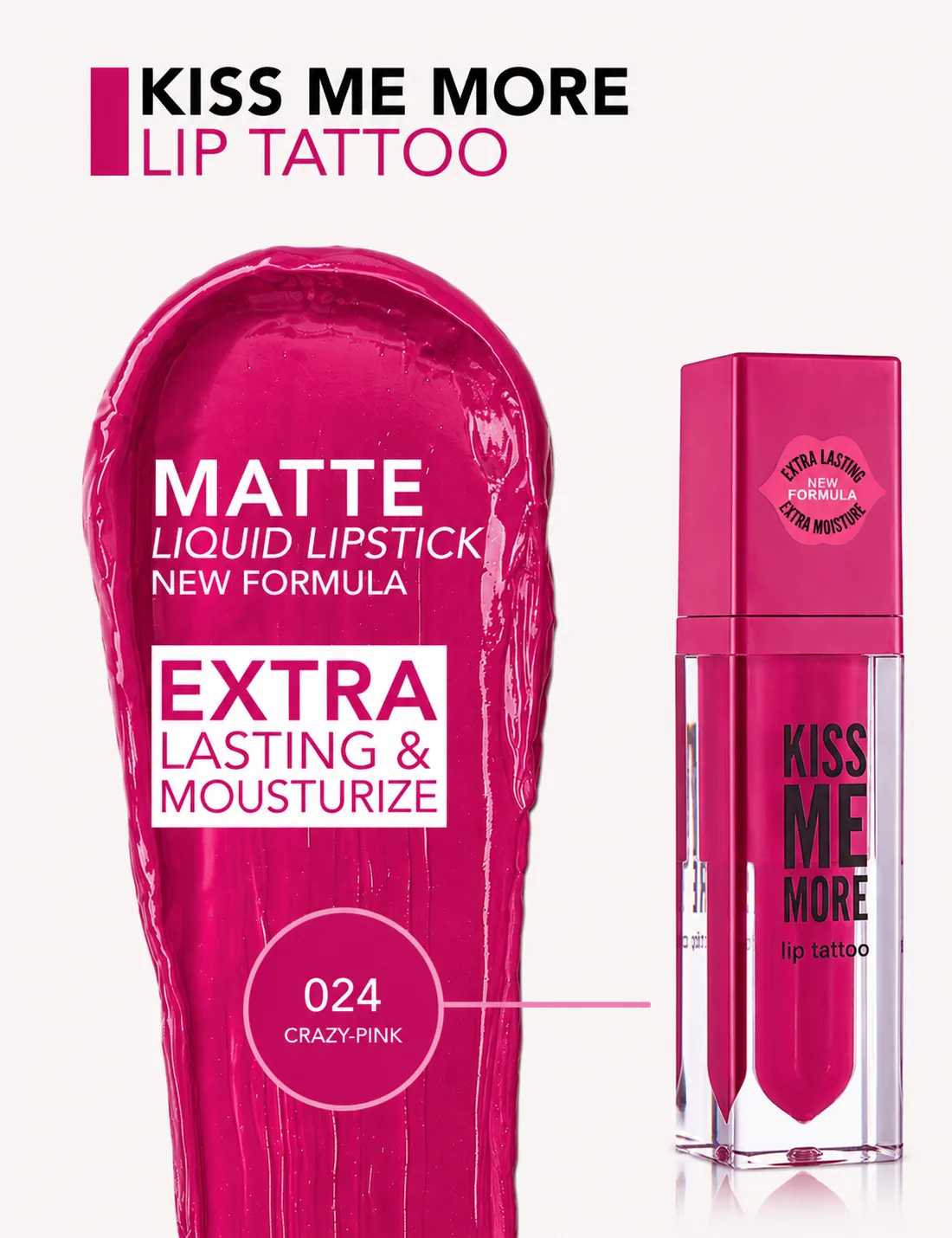 Kiss Me More Lip Tattoo