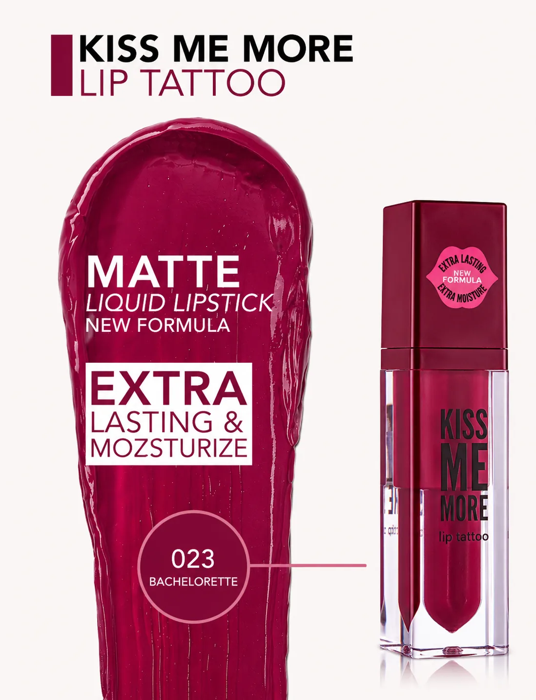 Kiss Me More Lip Tattoo