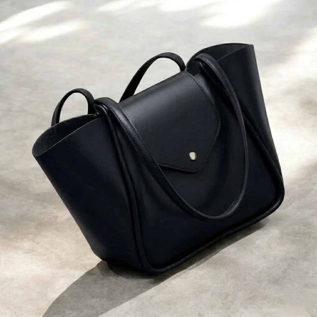 Julia black Bag+ Pochette