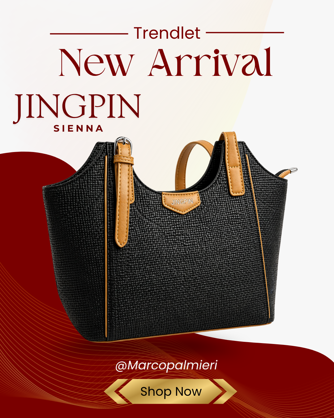 JINGPIN – Sac Femme Tressé Premium