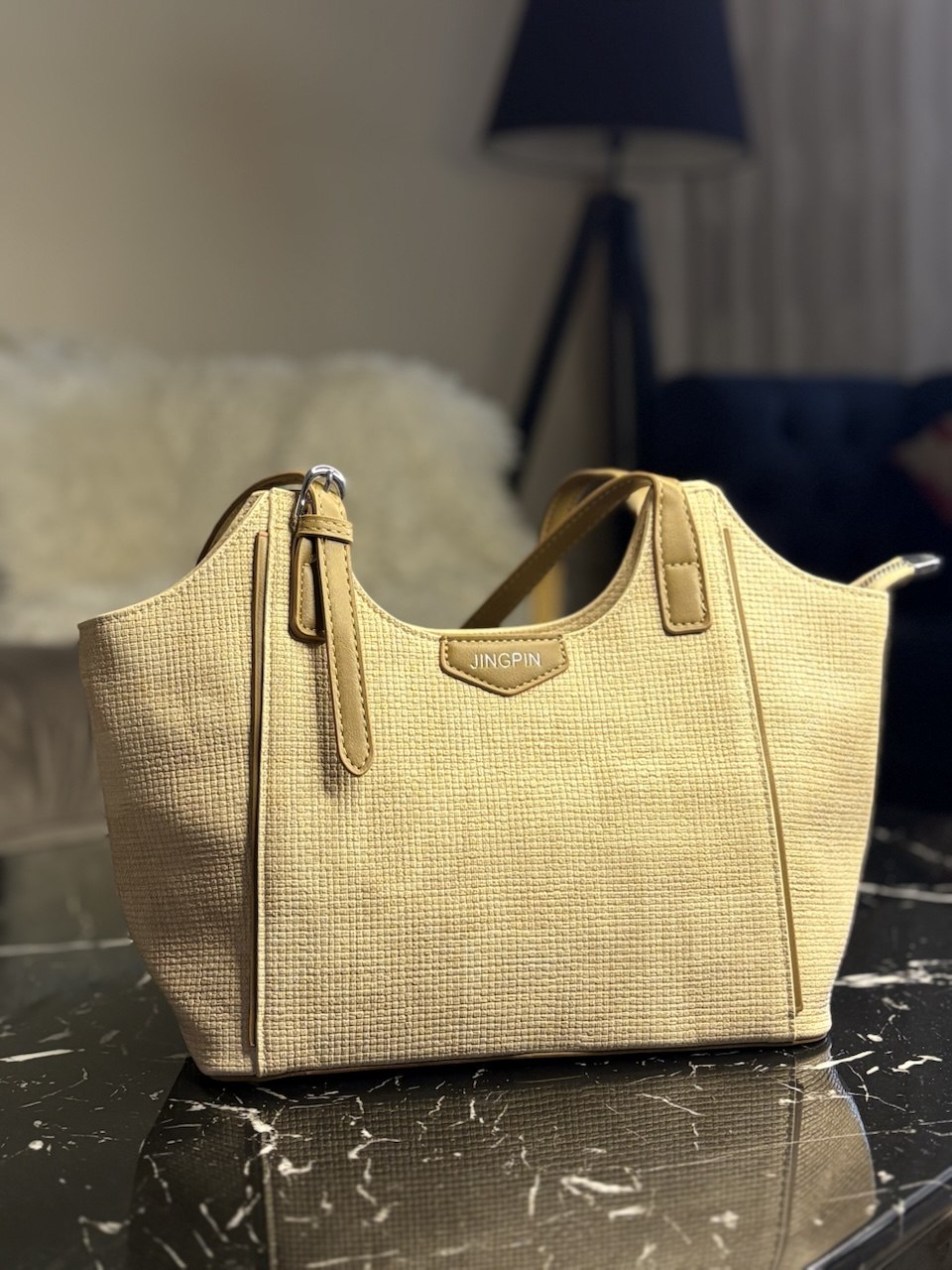 JINGPIN – Sac Femme Tressé Premium