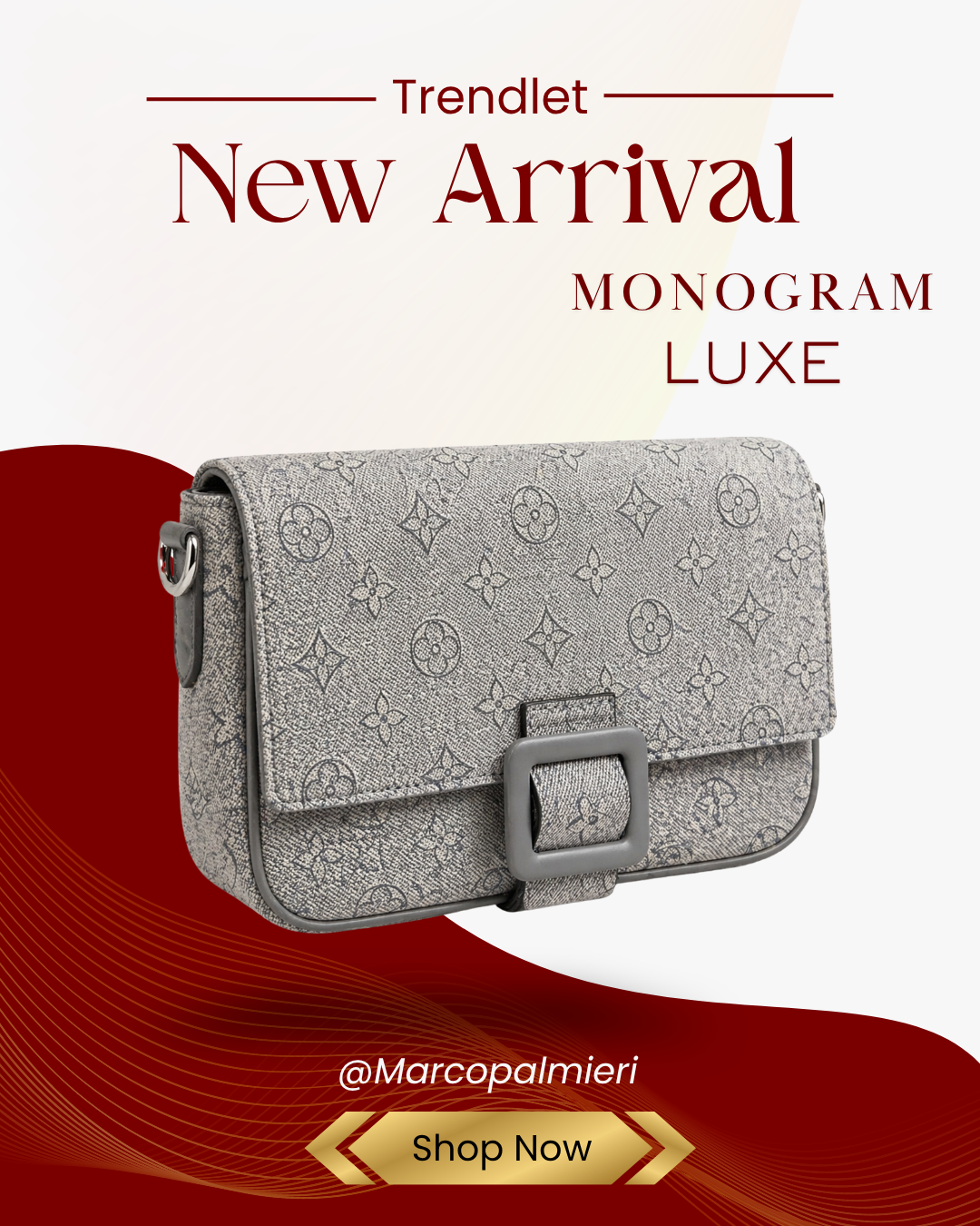 MONOGRAM LUXE – Pochette Chic Premium