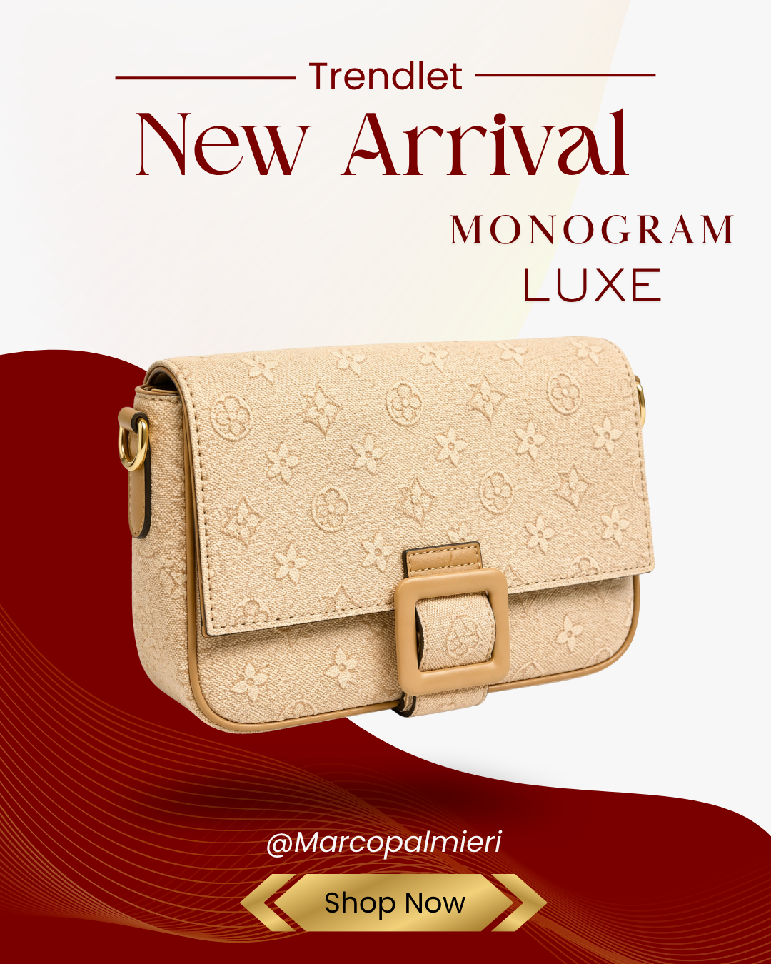 MONOGRAM LUXE – Pochette Chic Premium